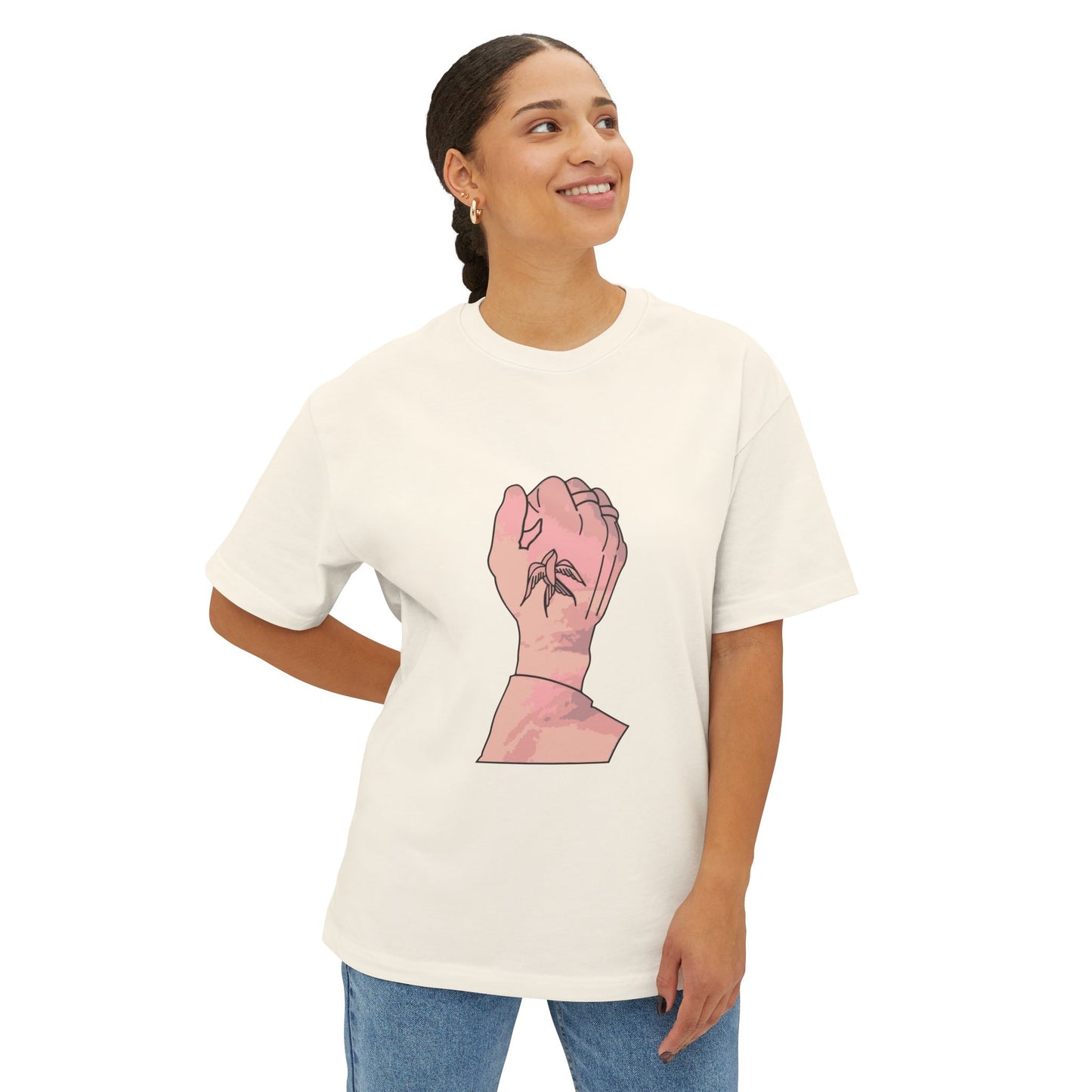 Ink in Motion Unisex Oversized Boxy Tee