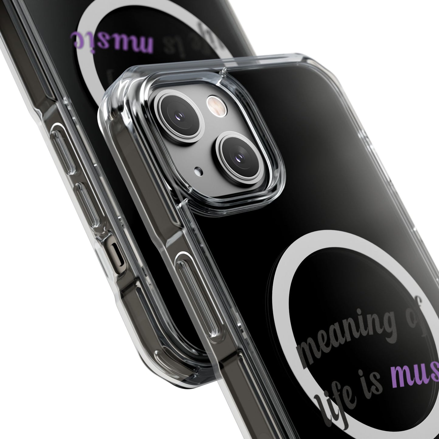 Feel the Music Vibe Magnetic clear Impact Case