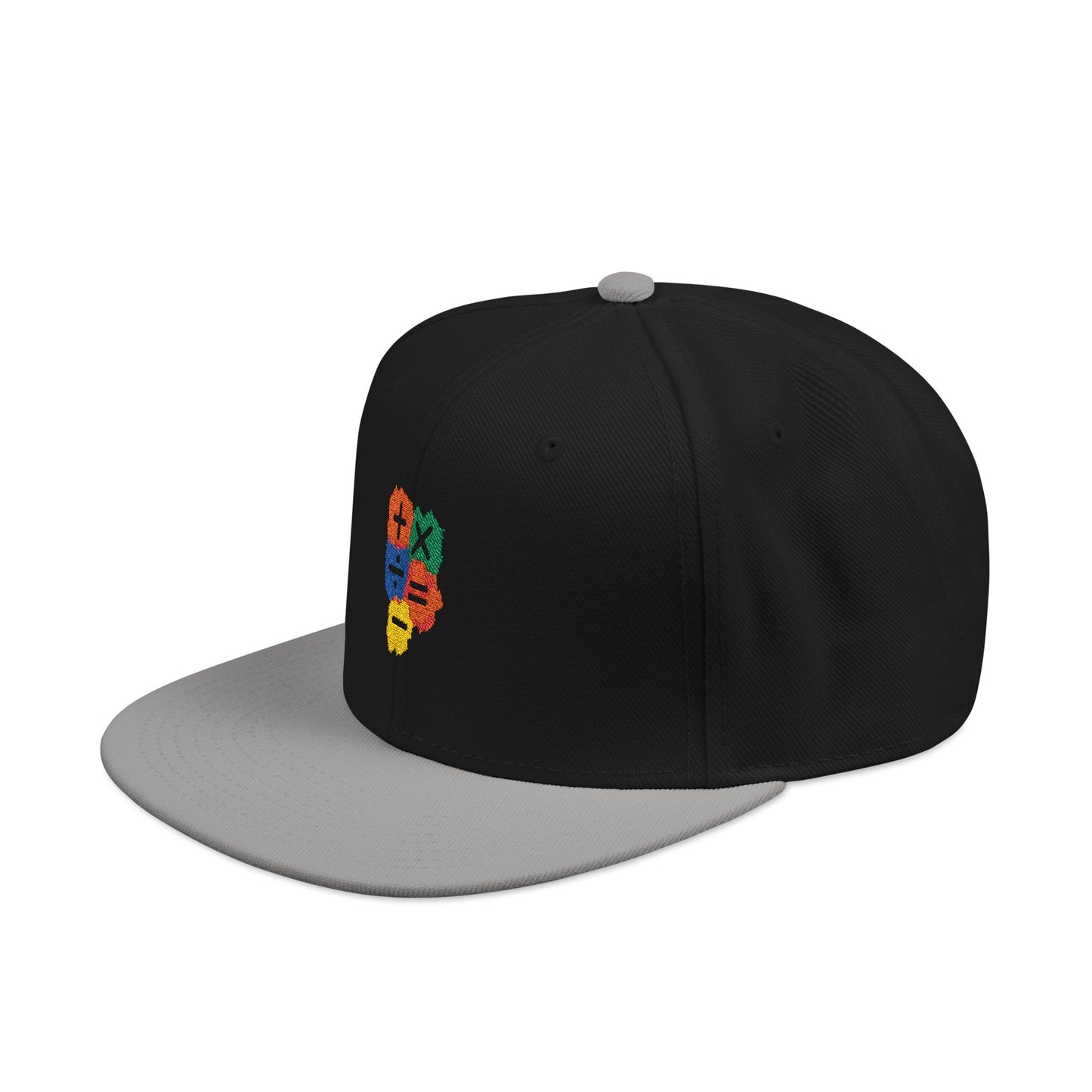 Orange Equals Symbol Snapback Cap
