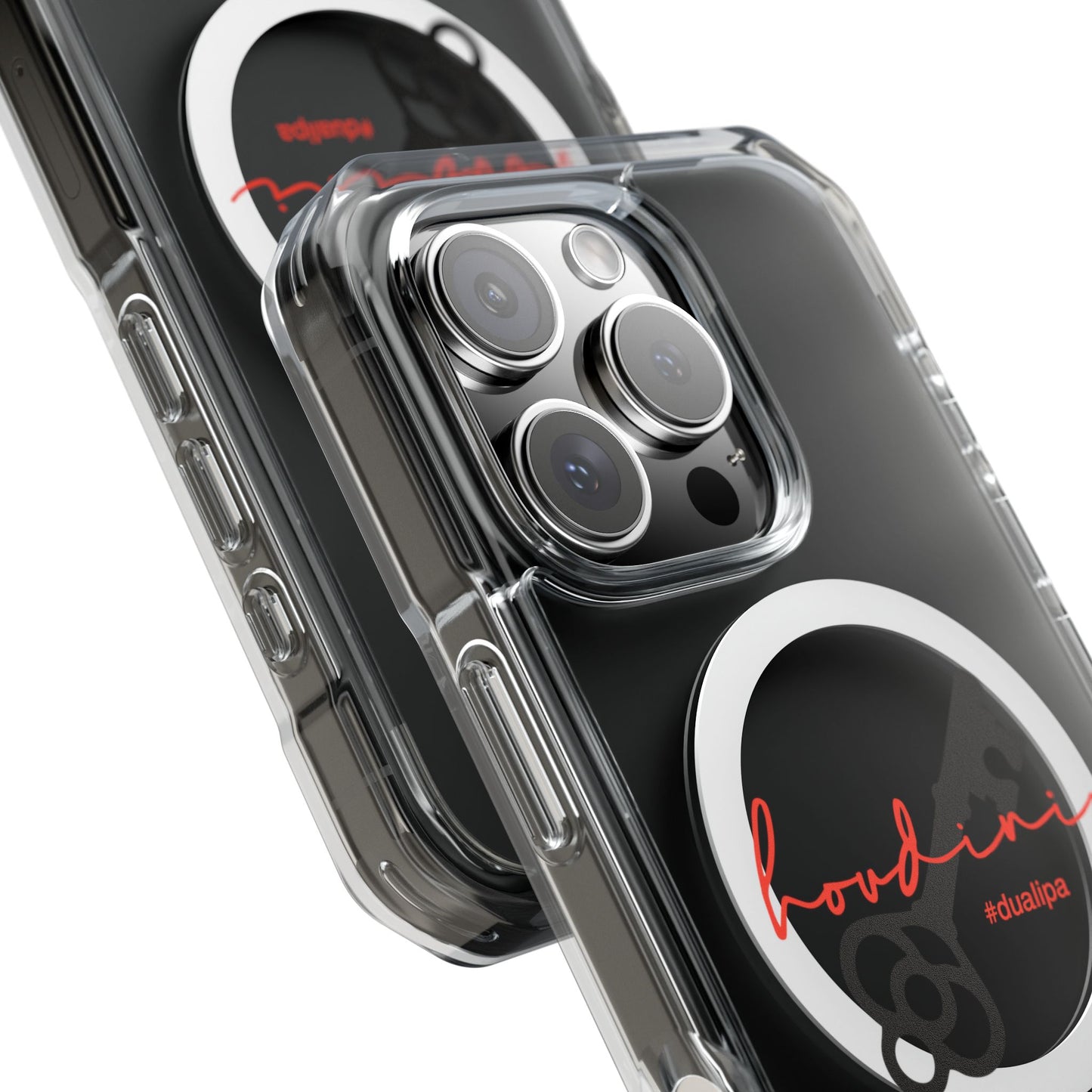 Cursive Spell “Houdini” Magnetic Clear Impact case