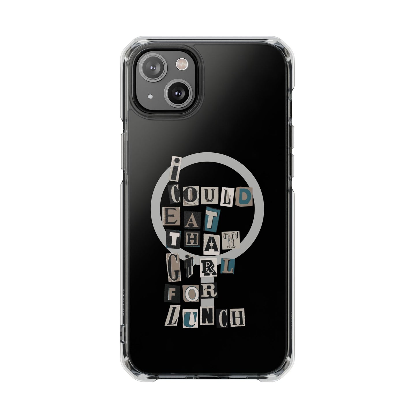 Mixed Message Collage Magnetic Clear Impact Case