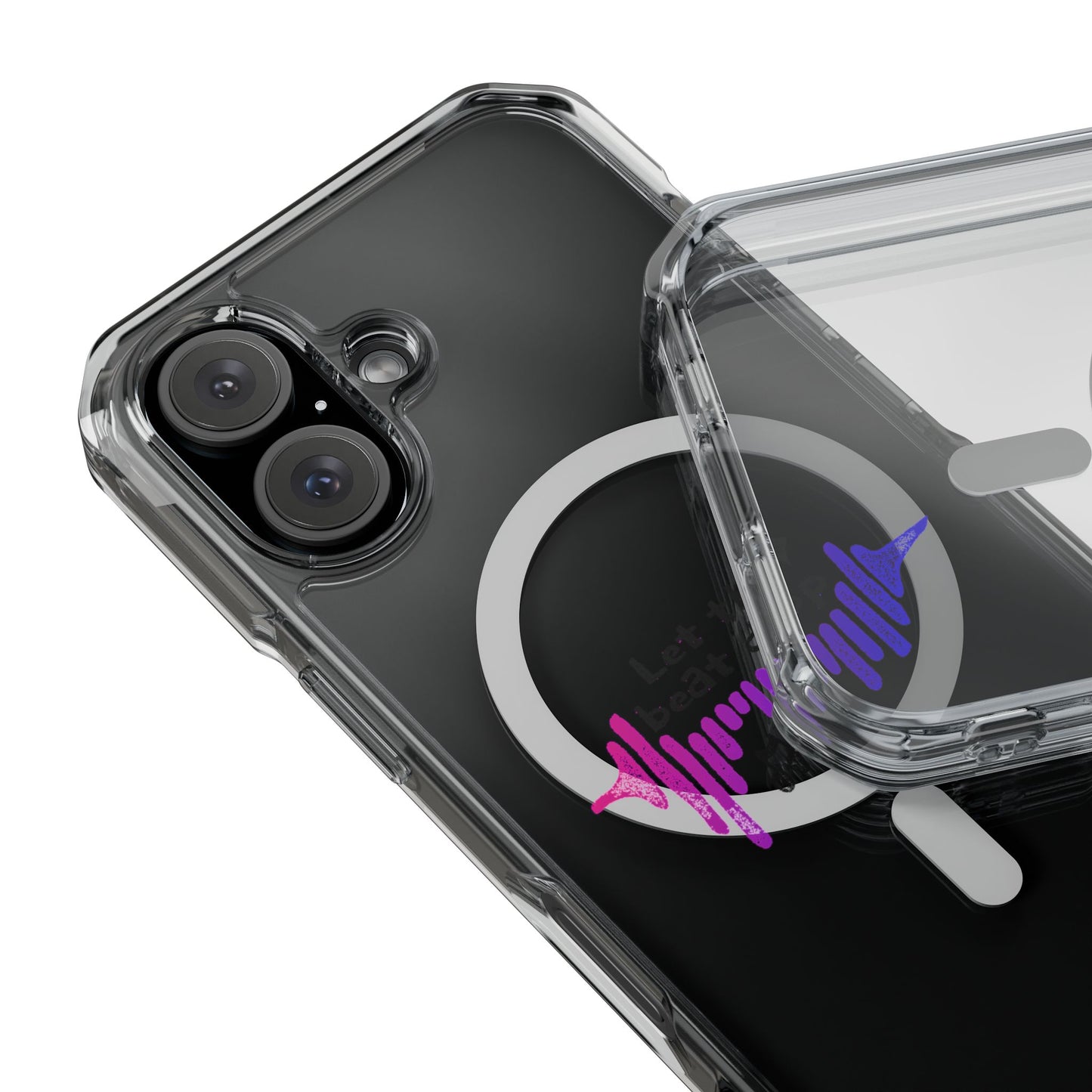 Bold Beats Visualizer Magnetic clear Impact Case