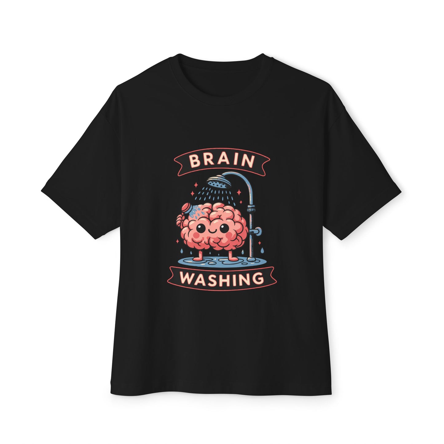 Oversized boxy Tee – Snazzy Brain washing Edition