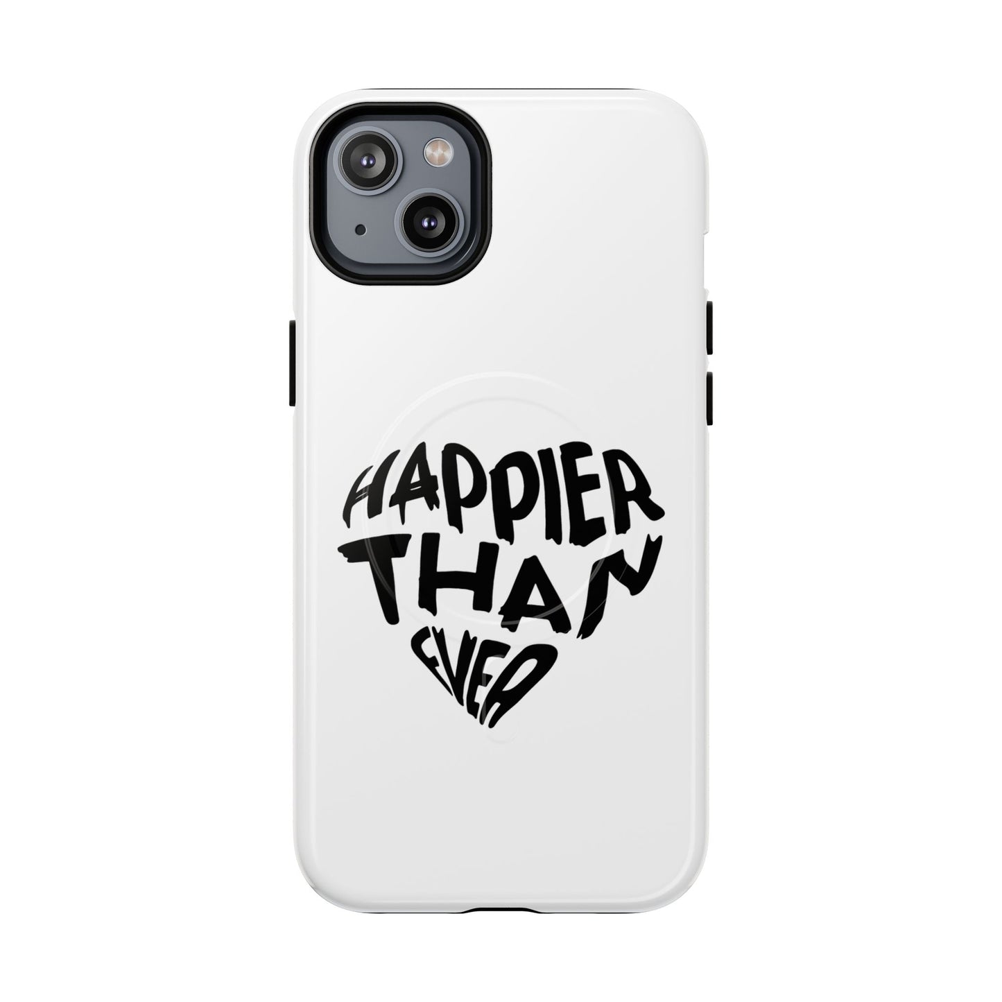 Happier Heart Lettering Tough Magnetic Case