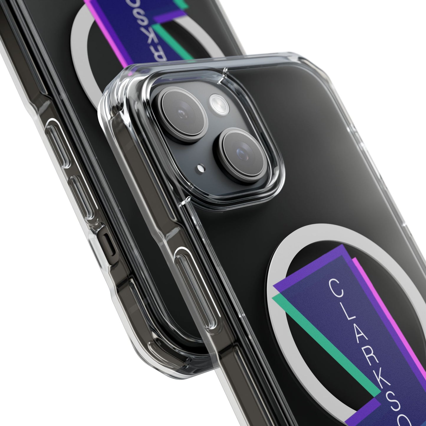 Neon Bolt Energy Magnetic clear Impact Case