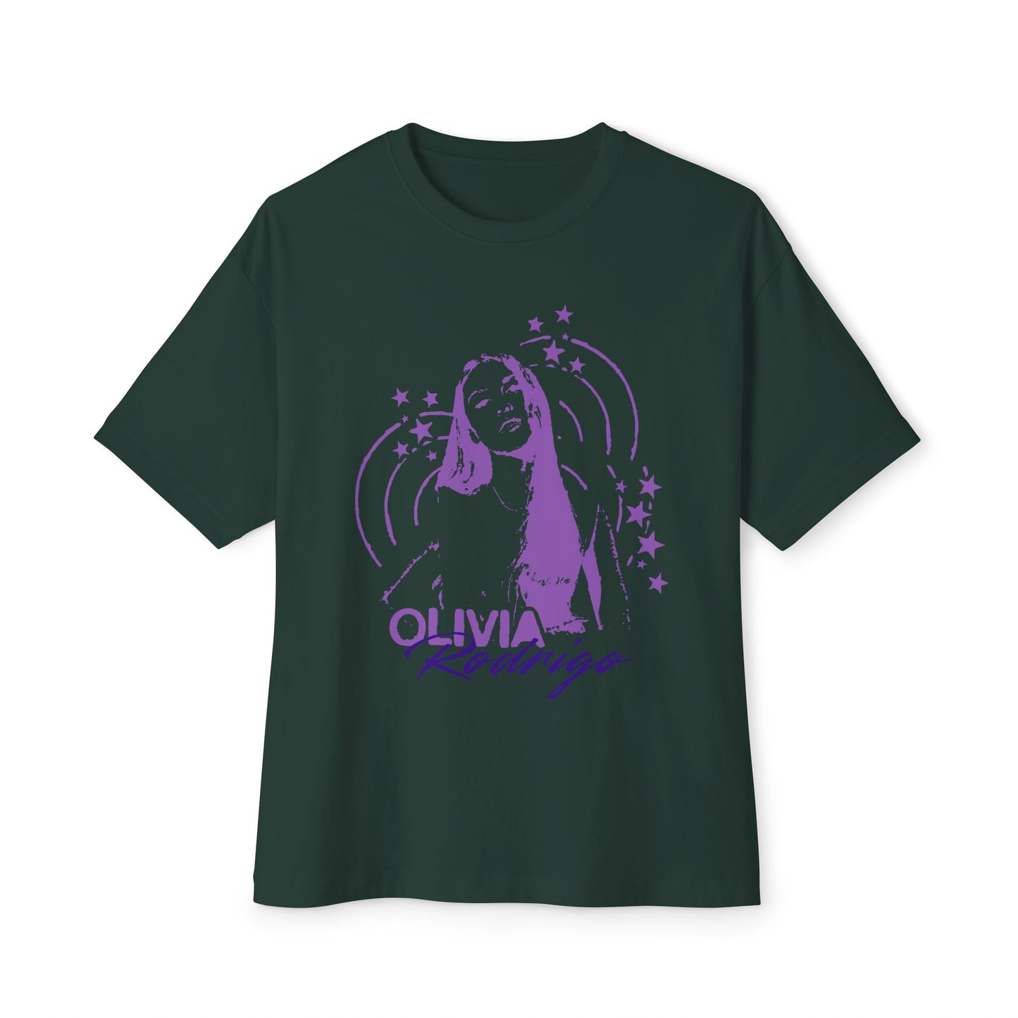 Olivia Rodrigo Star Portrait-Oversized Tee