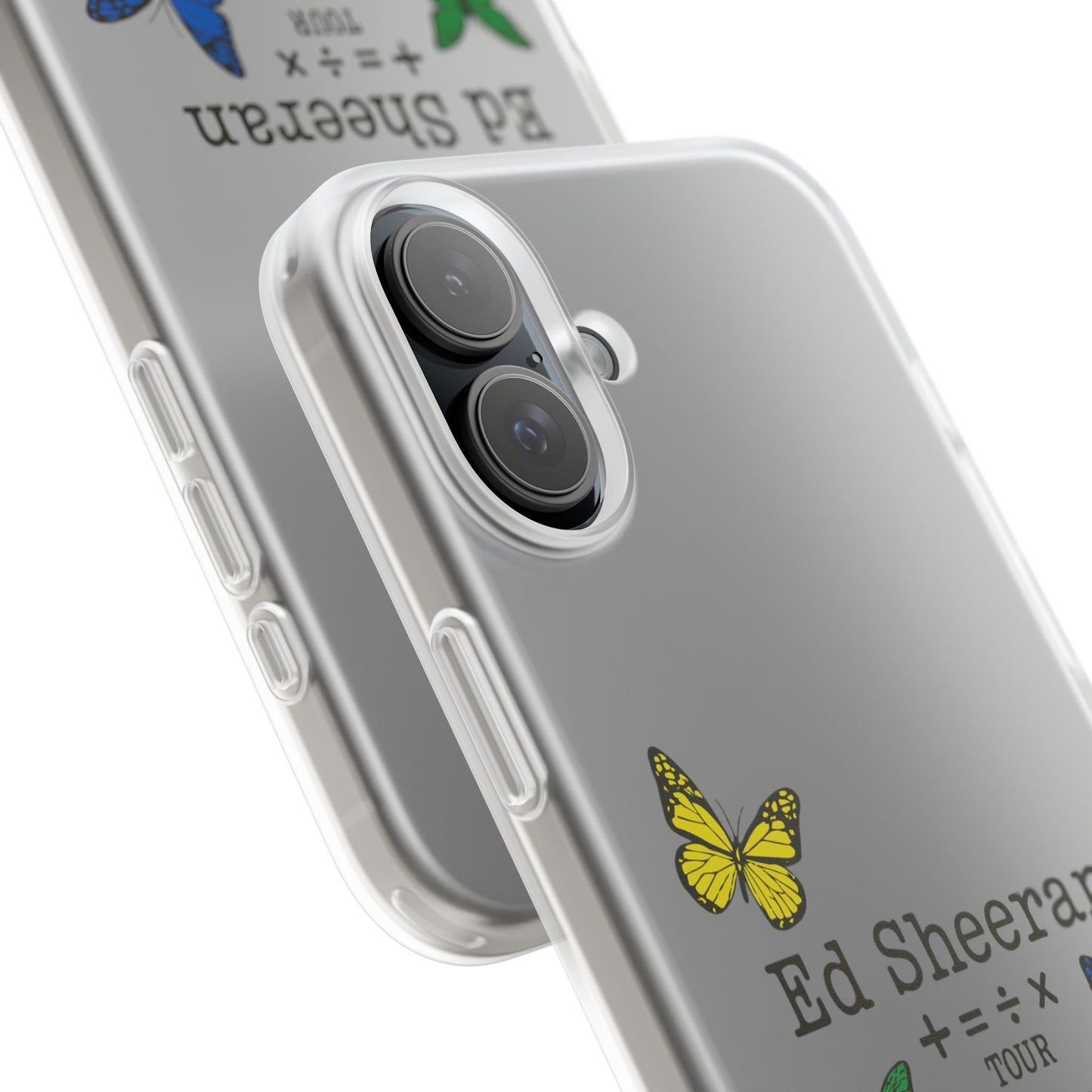 Flexi Case – Ed Sheeran butterfly edition (iPhone X–16 Pro Max)