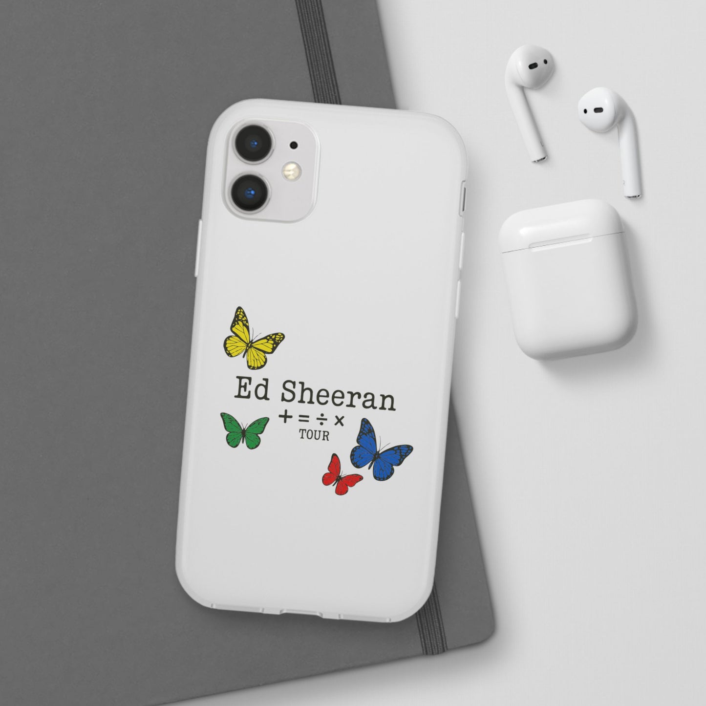Flexi Case – Ed Sheeran butterfly edition (iPhone X–16 Pro Max)