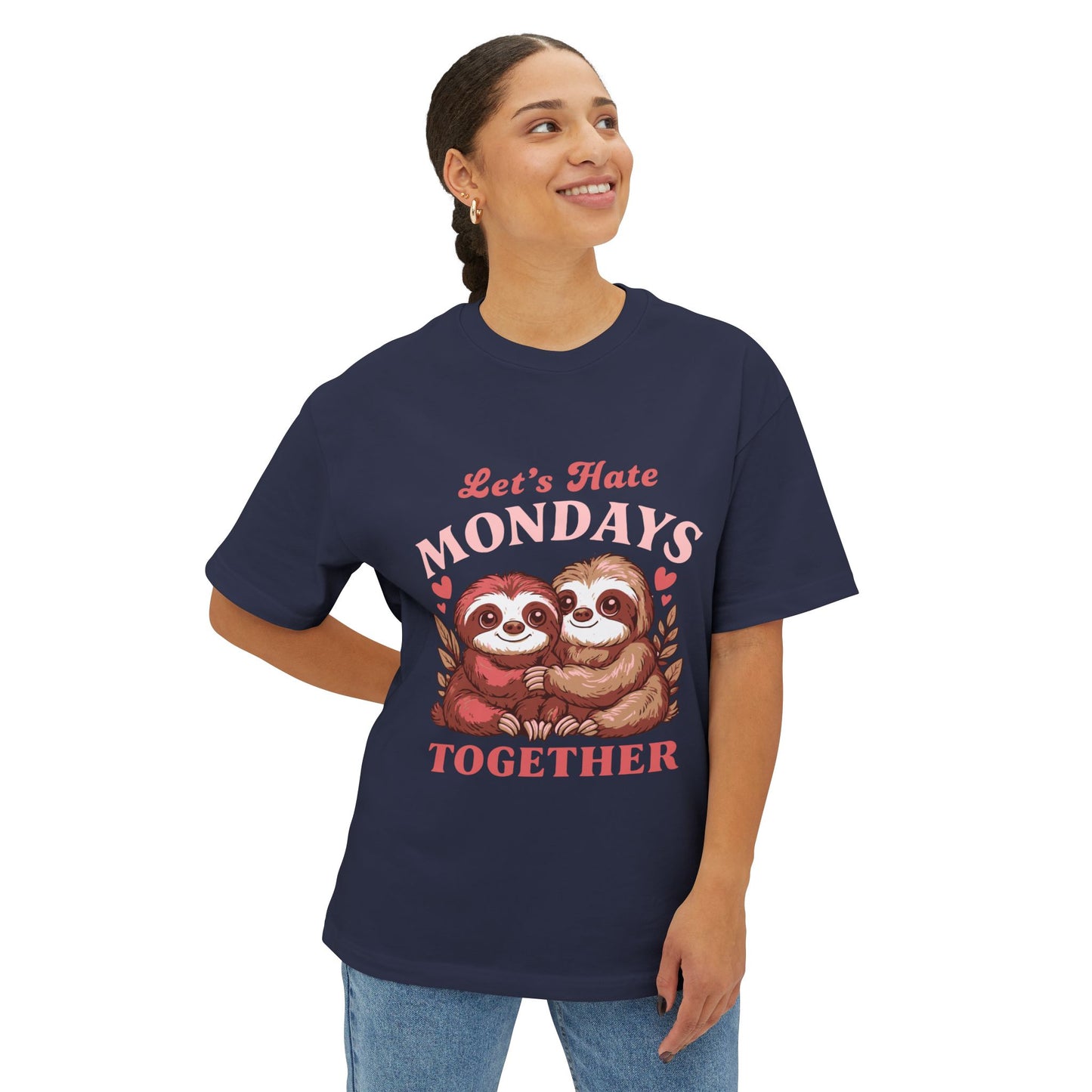 Oversized boxy Tee – Snazzy Lets hate Monday Edition