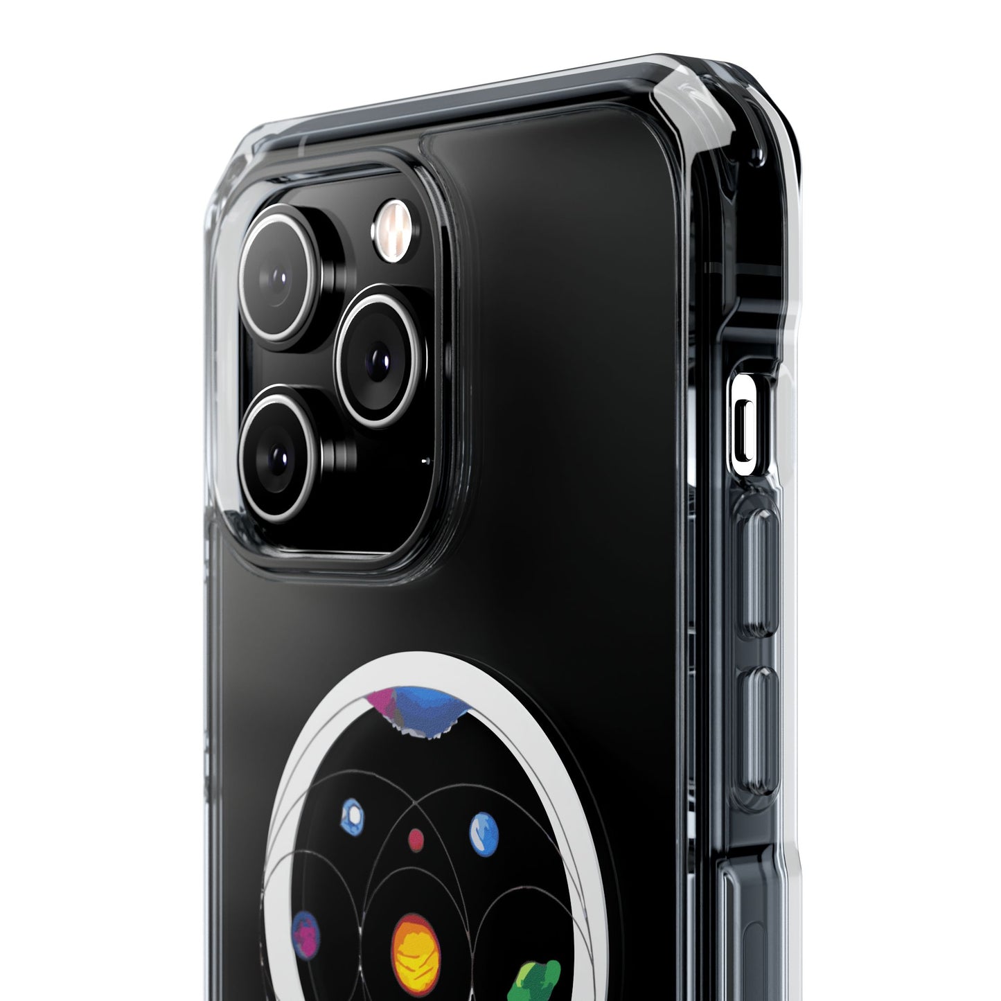 Colorful Planetary Orbit Diagram Magnetic Clear Impact case