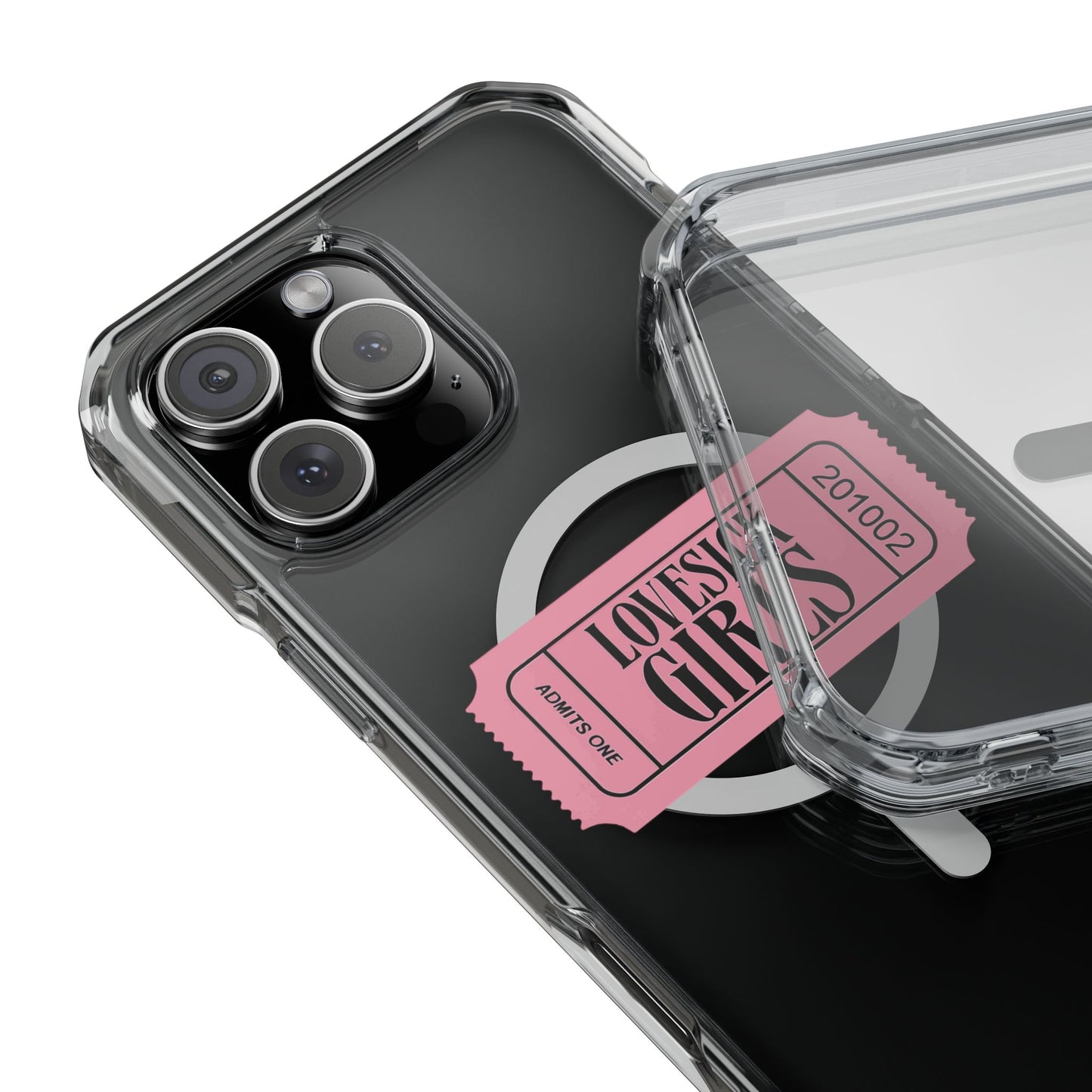 Lovesick Girls Ticket - Magnetic Clear Impact Case