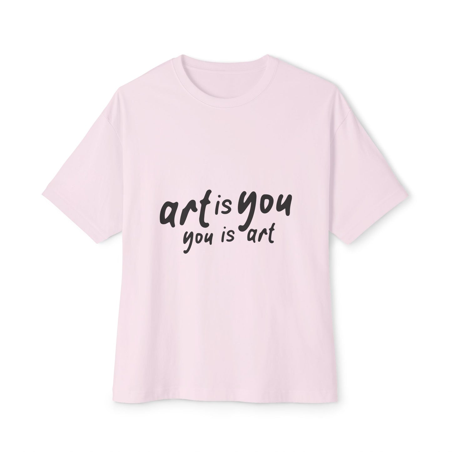 Red Scribble Heart Unisex Oversized Boxy Tee