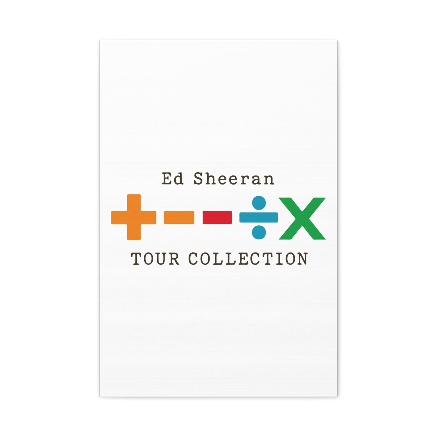 Matte Stretched Canvas, 1.25" Depth – Ed Sheeran Edition