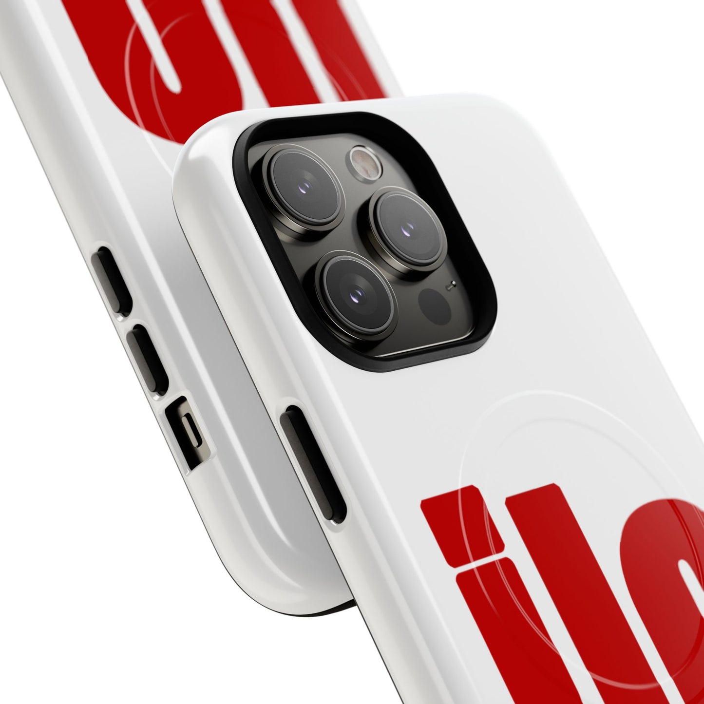 ILO Bold Red Block Tough Magnetic Case