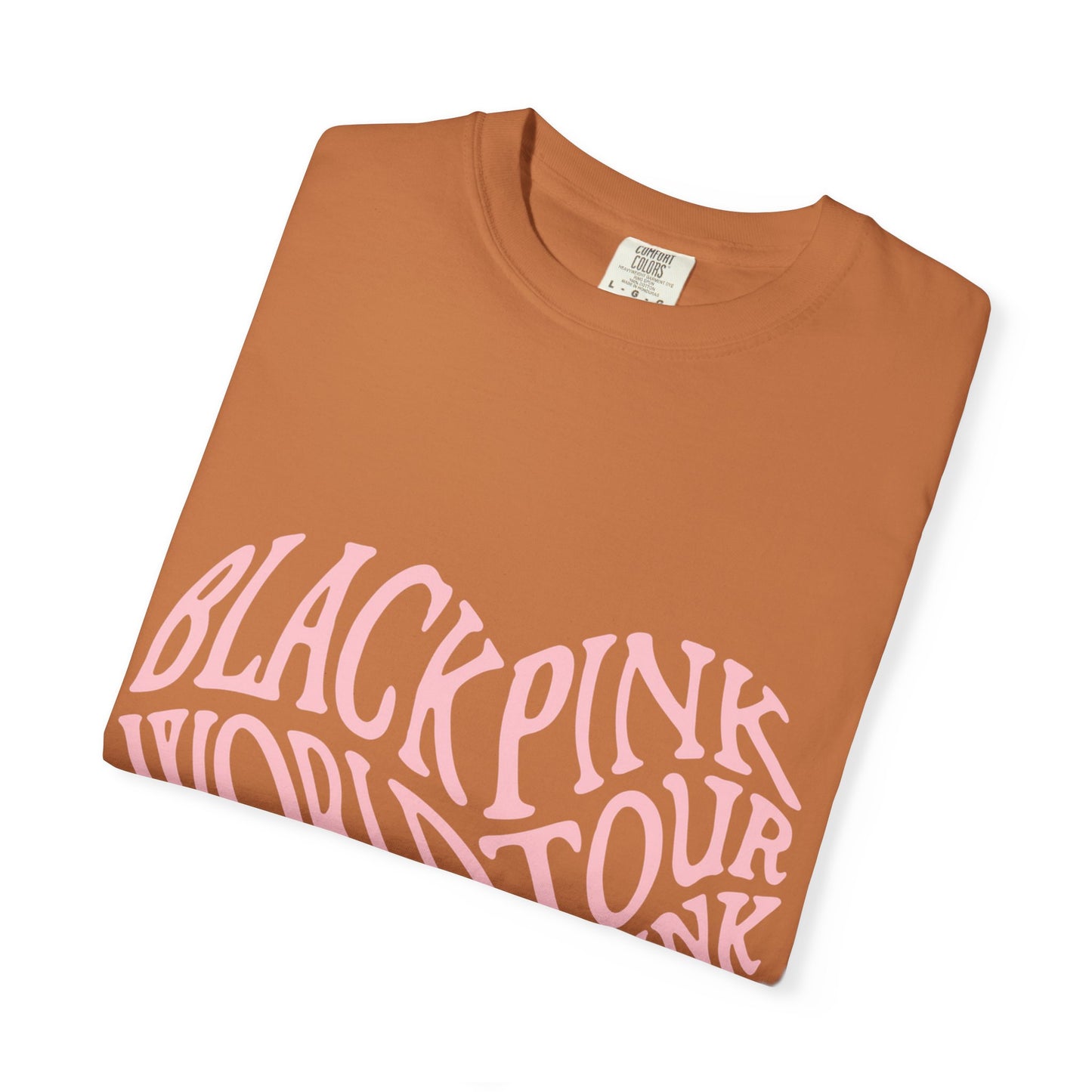 Born Pink Heart Typography – Dyed T-shirt