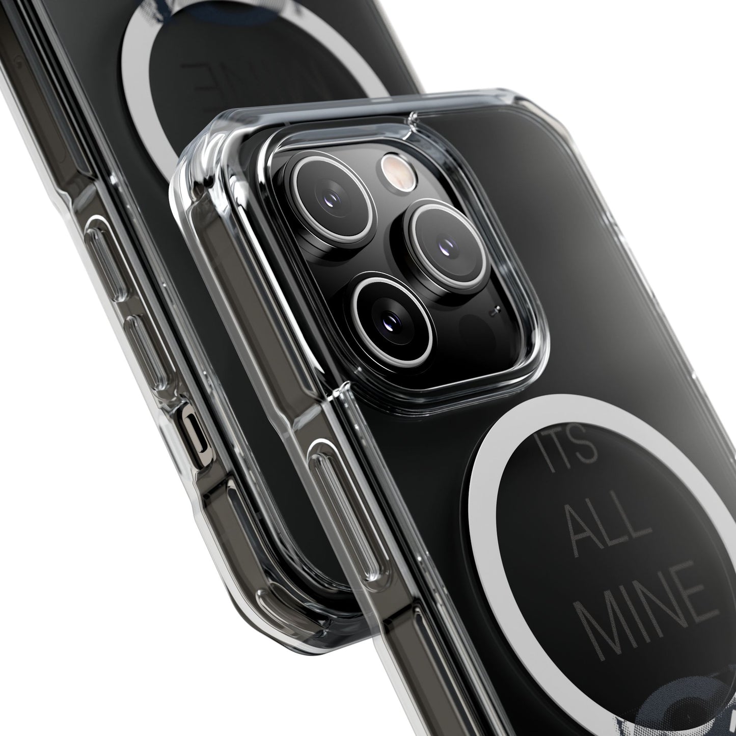 Spin It Retro Magnetic clear Impact Case