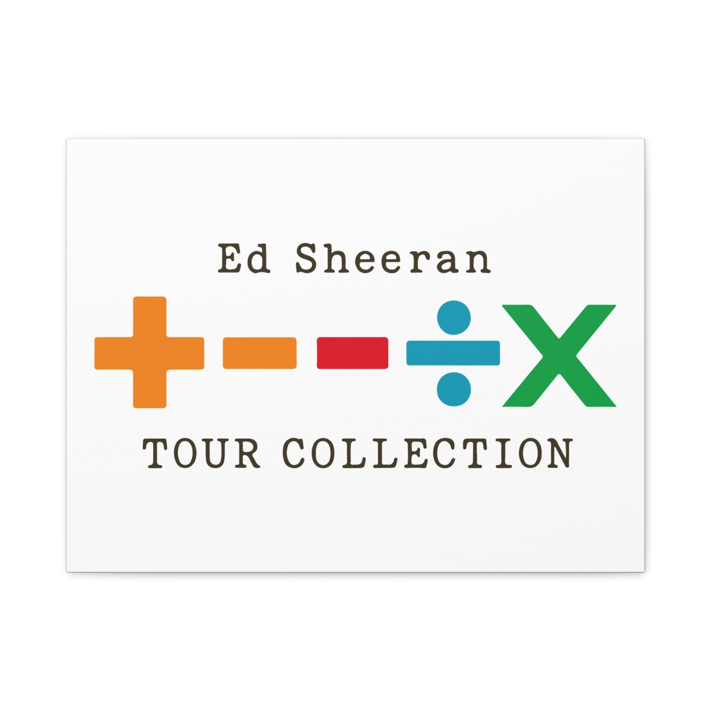 Matte Stretched Canvas, 1.25" Depth – Ed Sheeran Edition