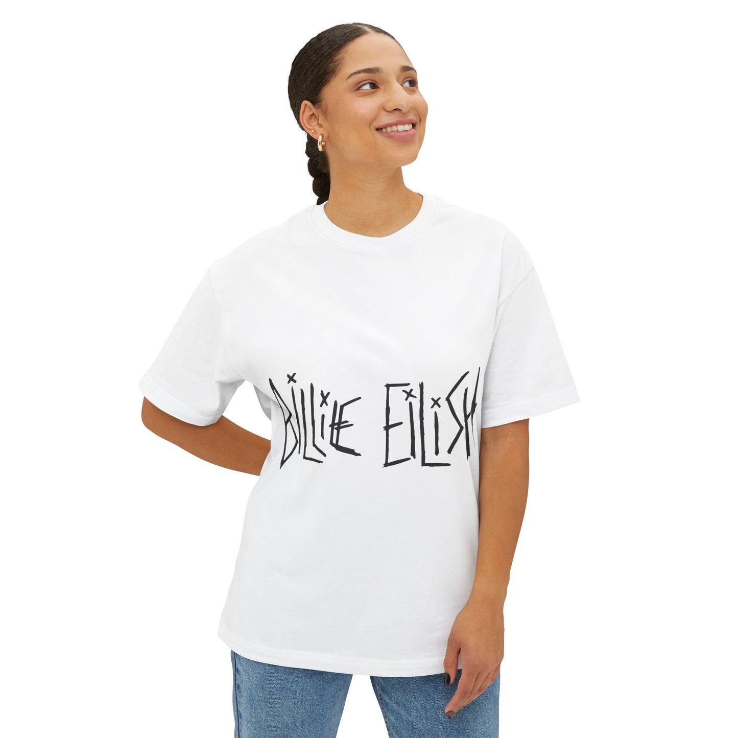 Twisted Ink Font Unisex Oversized Tee