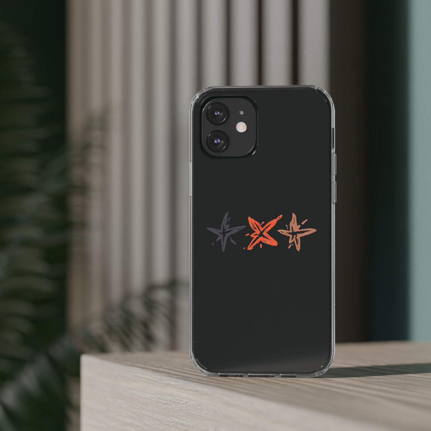 Starlit Threads Clear Cases
