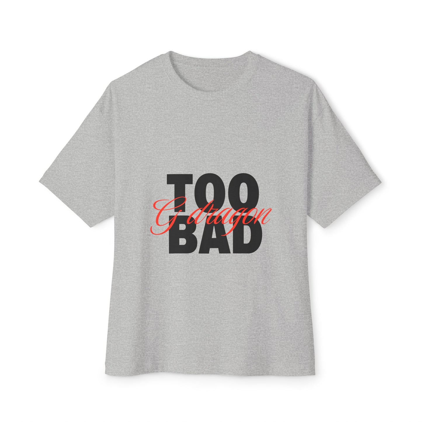 Signature Flame Script Unisex Oversized Boxy Tee