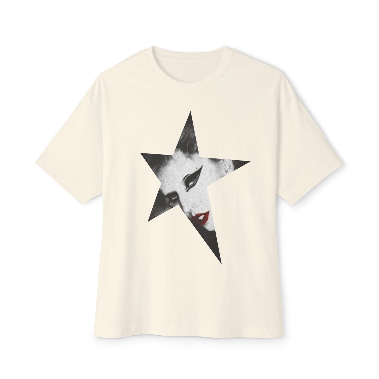 Born This Way Star Face-Unisex Oversized Tee