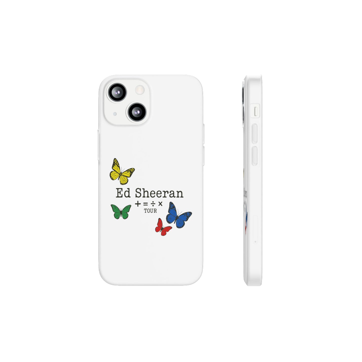 Flexi Case – Ed Sheeran butterfly edition (iPhone X–16 Pro Max)