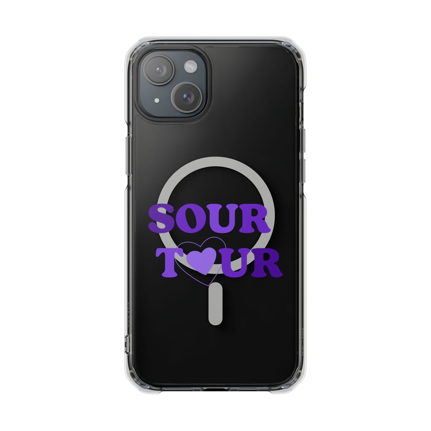 SOUR TOUR Heart Magnetic Clear Impact Case