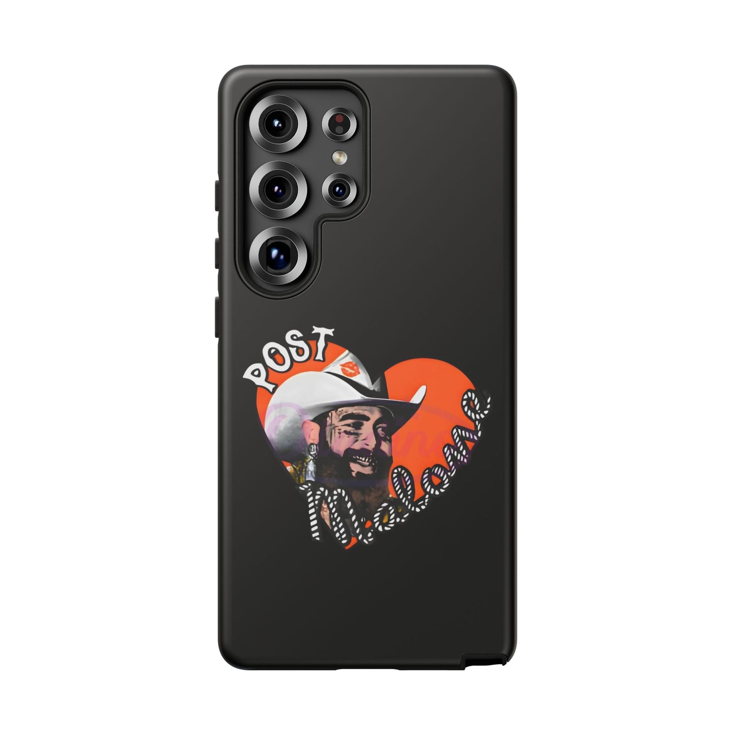 Tough Samsung Case (S20–S25) – Post Malone Heart Design