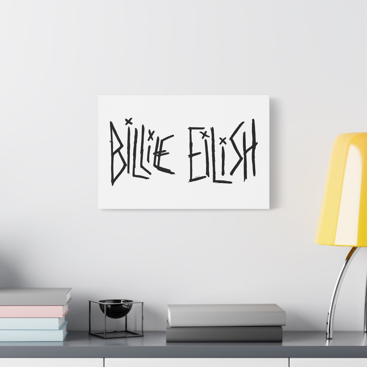 Twisted Ink Font Matte Canvas