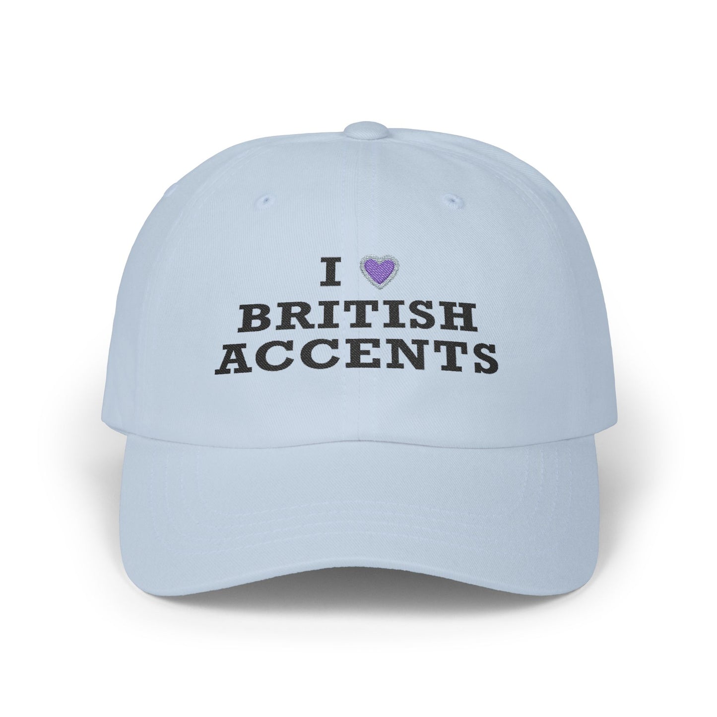 I Love British Accents Classic Dad Cap