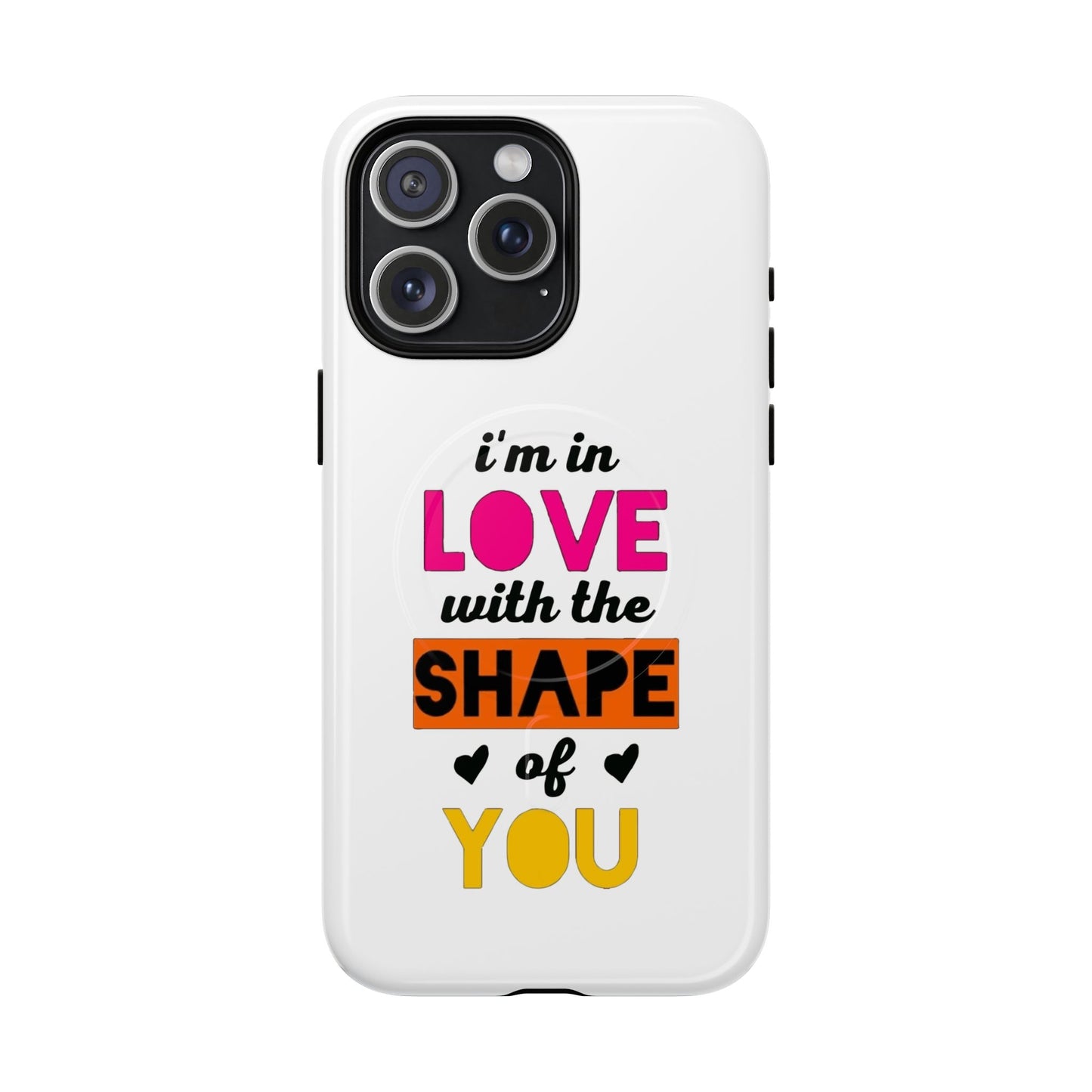 Orange Divide Symbol Tough Magnetic case