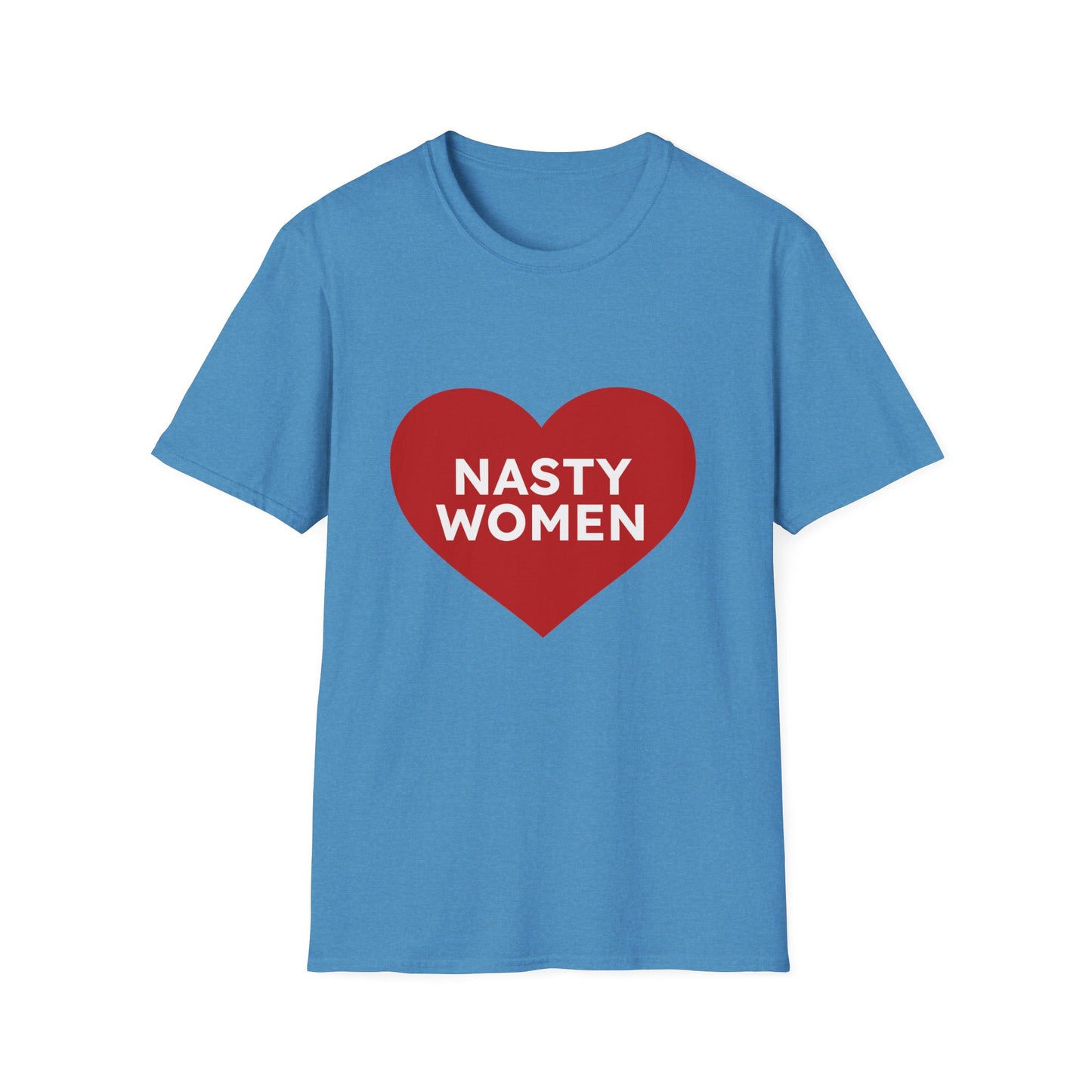 Nasty Women Heart - Unisex Softstyle T-shirt