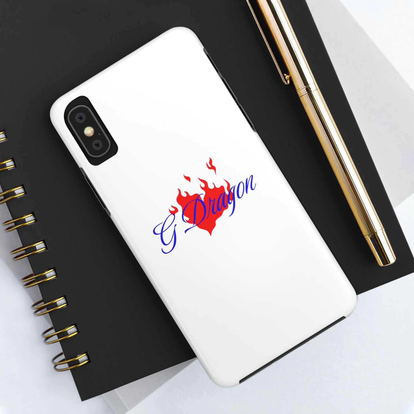 Heart on Fire Bold Script Tough Magnetic Case