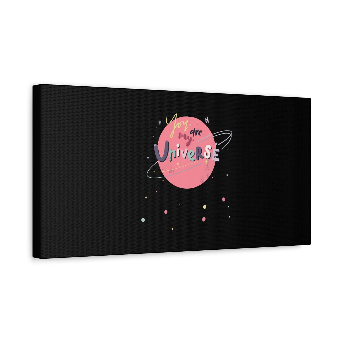 Pastel Planet & Universe Canvas
