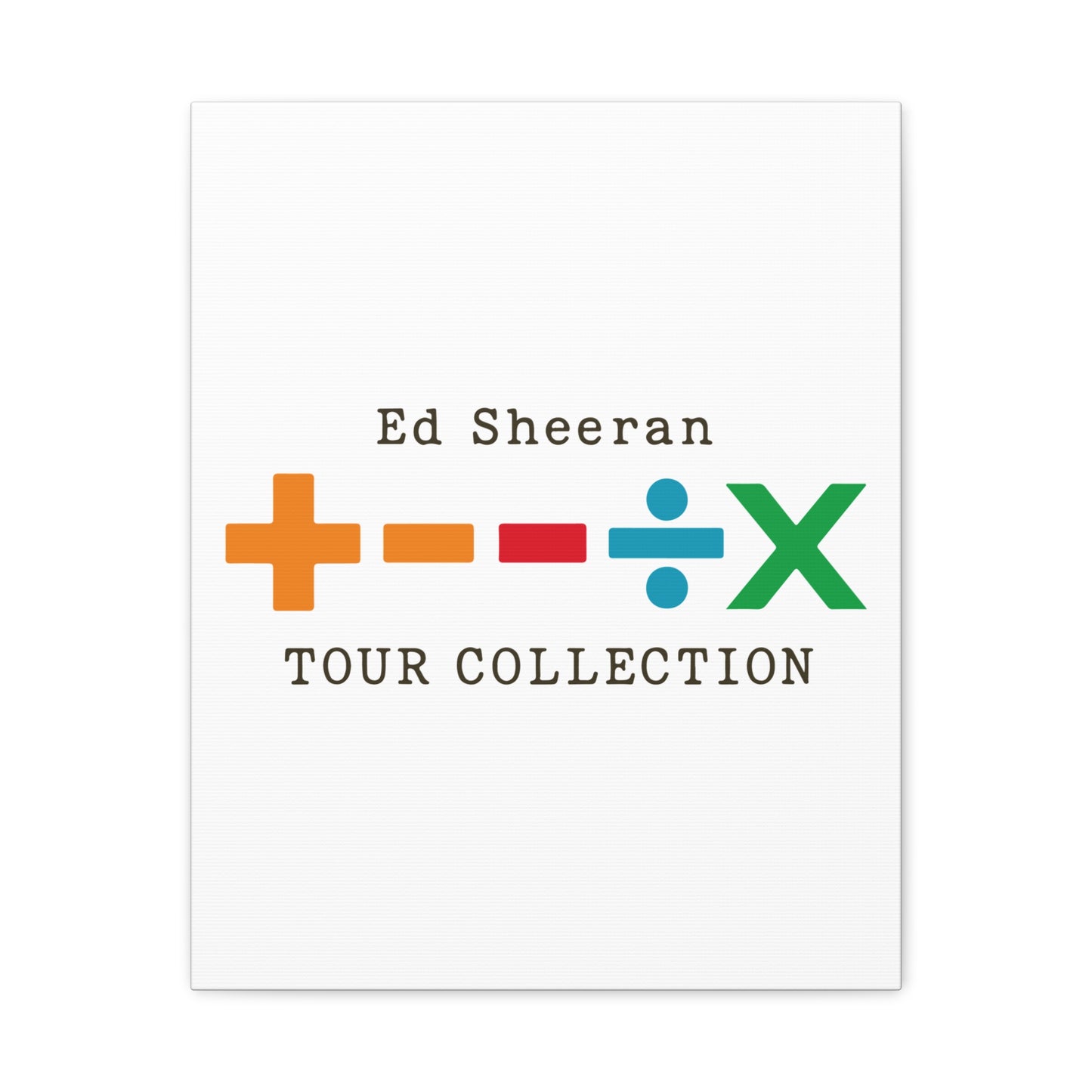 Matte Stretched Canvas, 1.25" Depth – Ed Sheeran Edition