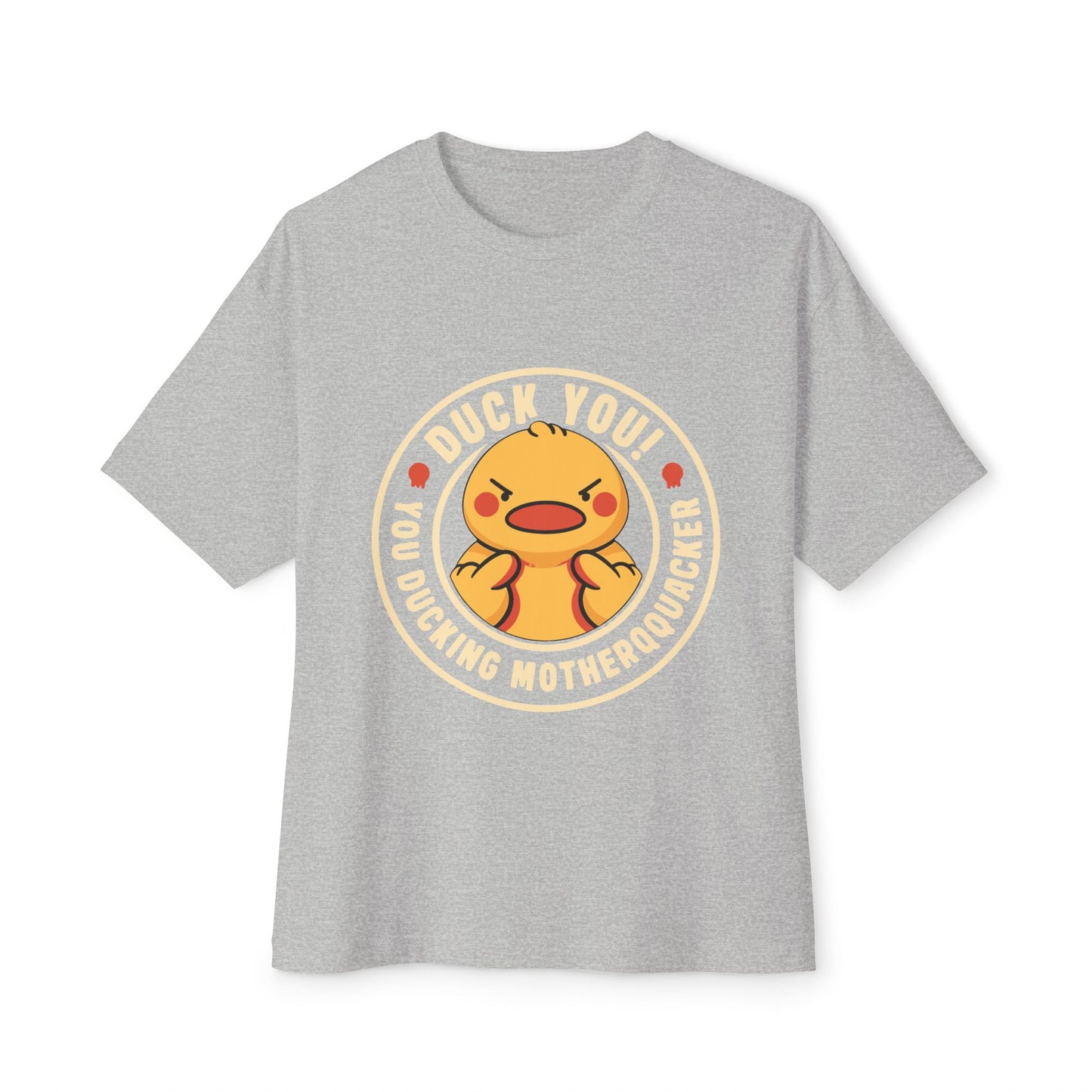 Oversized boxy Tee – Snazzy Duck Edition
