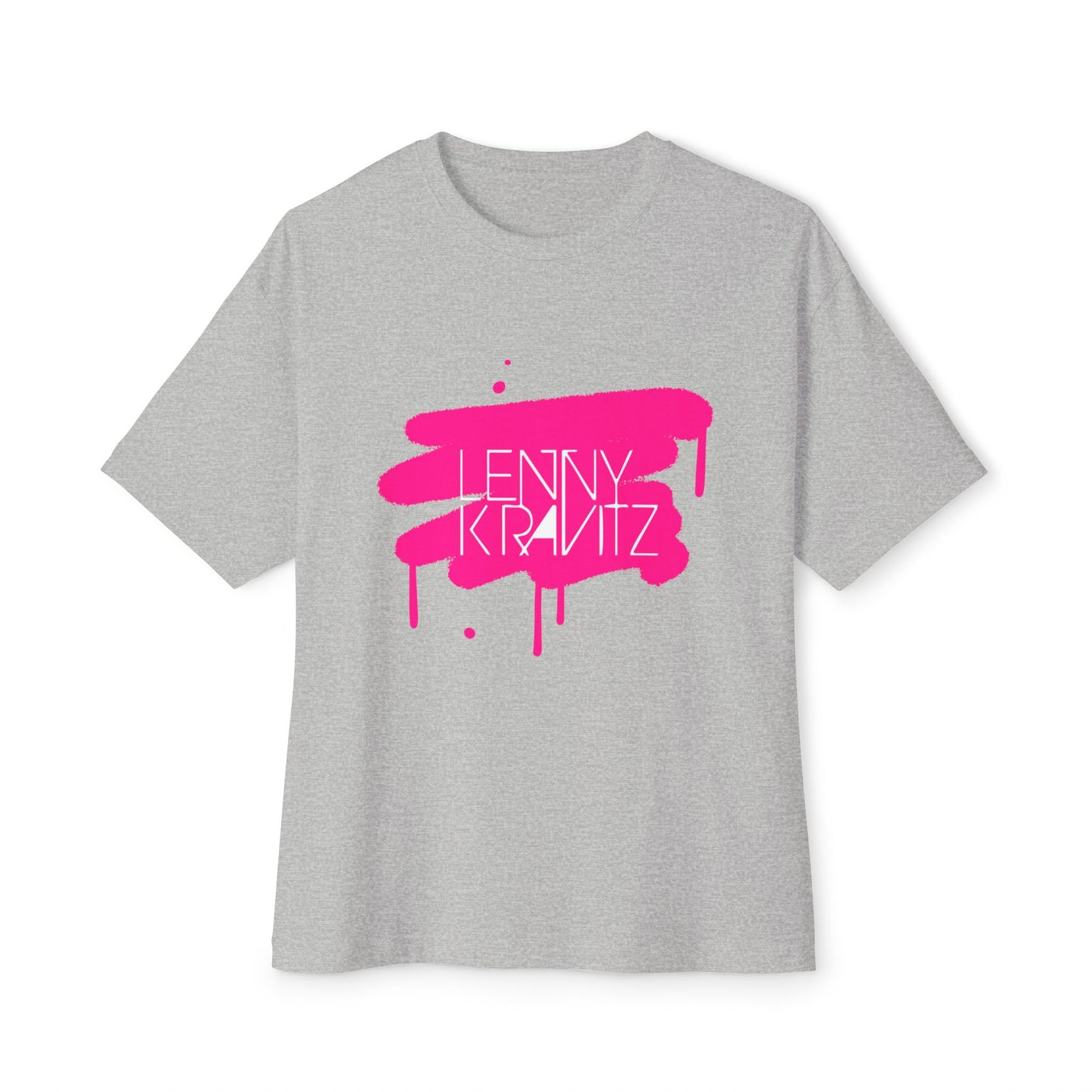 Electric Graffiti Drip Unisex Oversized Boxy tee