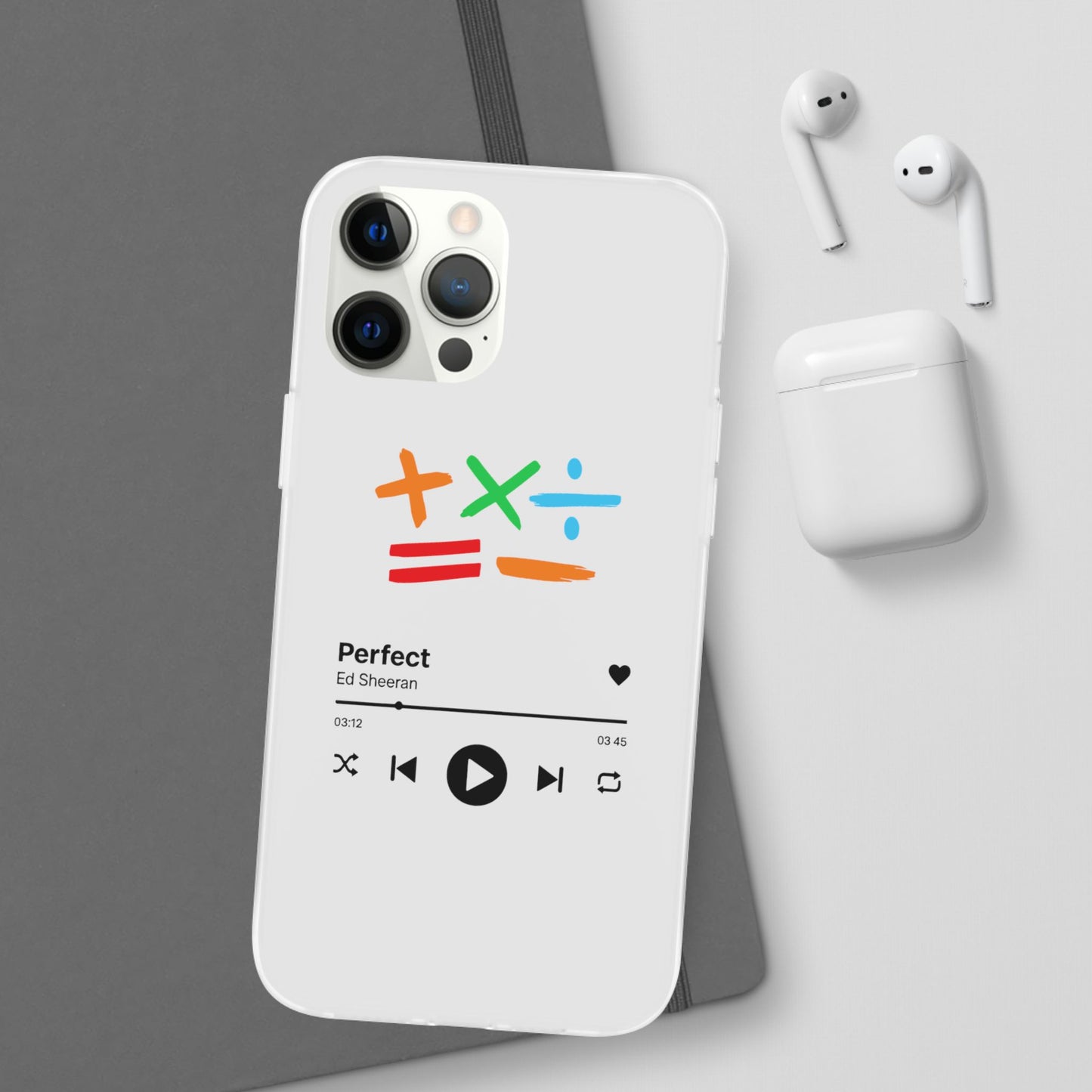 Flexi Case – Ed Sheeran Music Design (iPhone X–16 Pro Max)