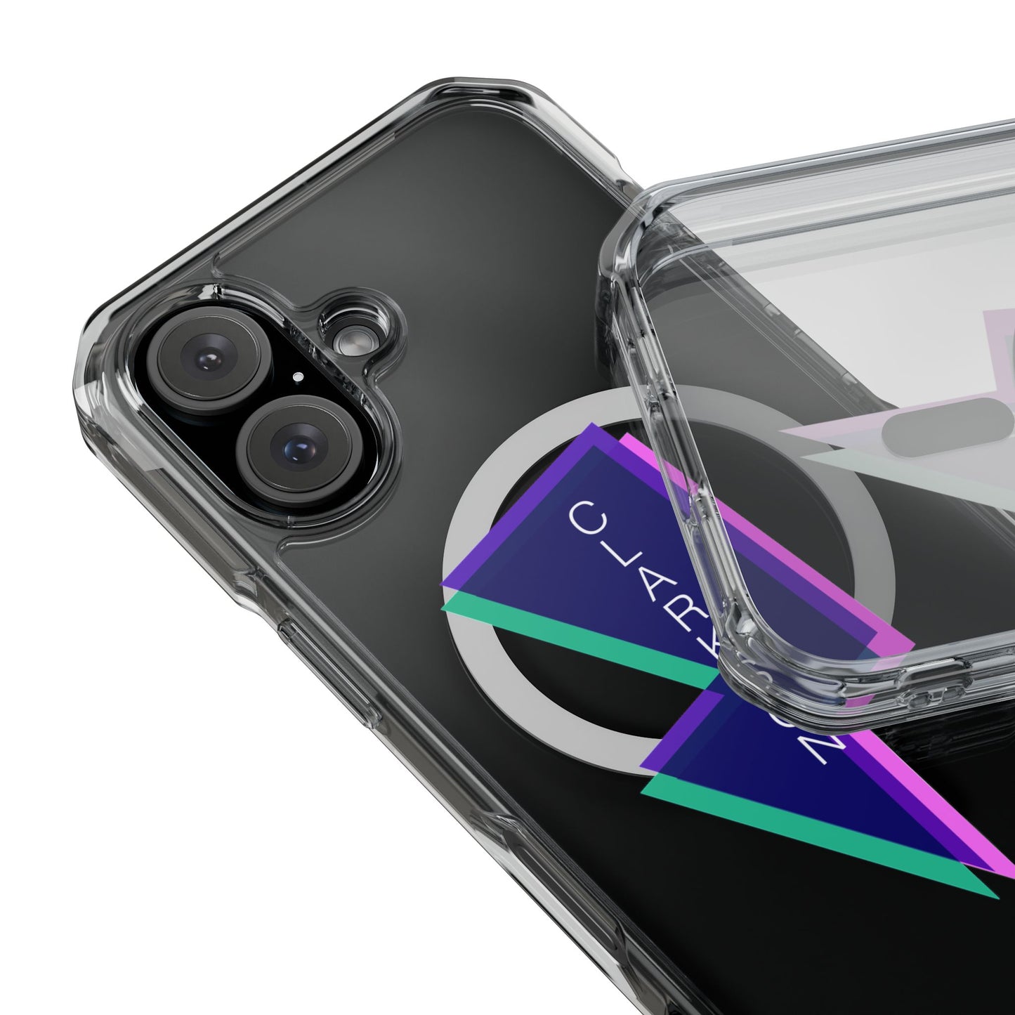 Neon Bolt Energy Magnetic clear Impact Case