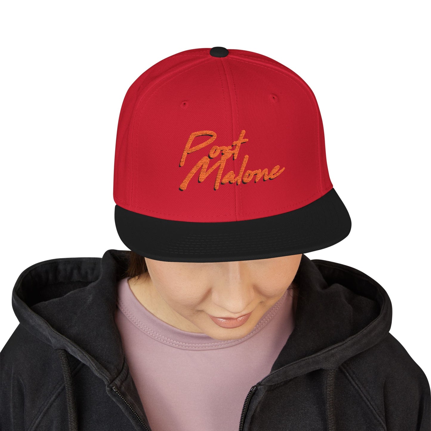 Snapback (Embroidery) – Post Melone Name Design