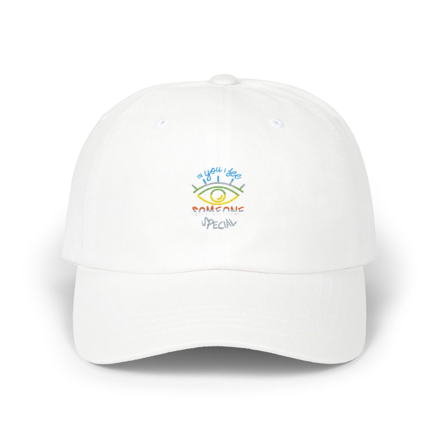 Vibrant Eye and Text Classic dad cap