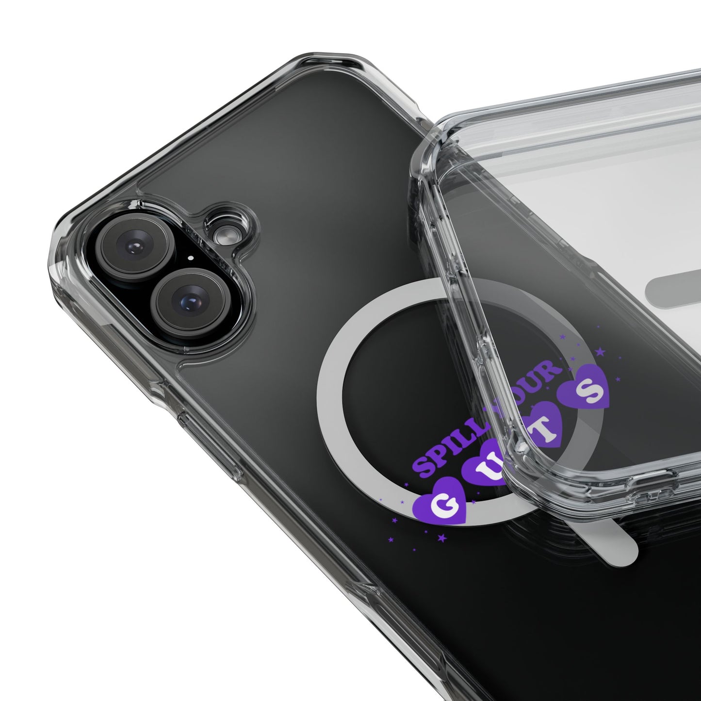 Spill Your Guts Heart Magnetic Clear Impact Case