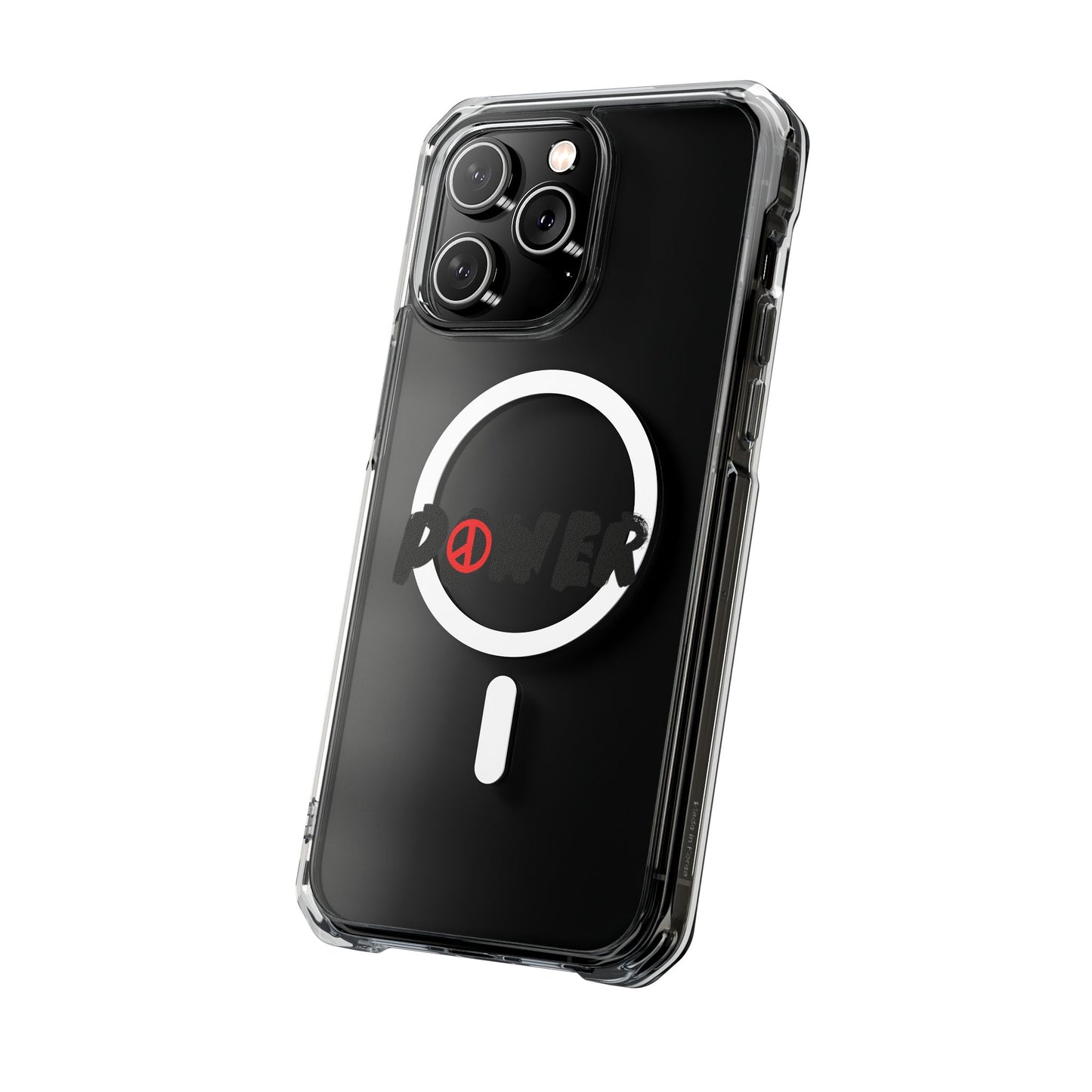 Peace Vibes Streetwear Magnetic Clear Impact Case
