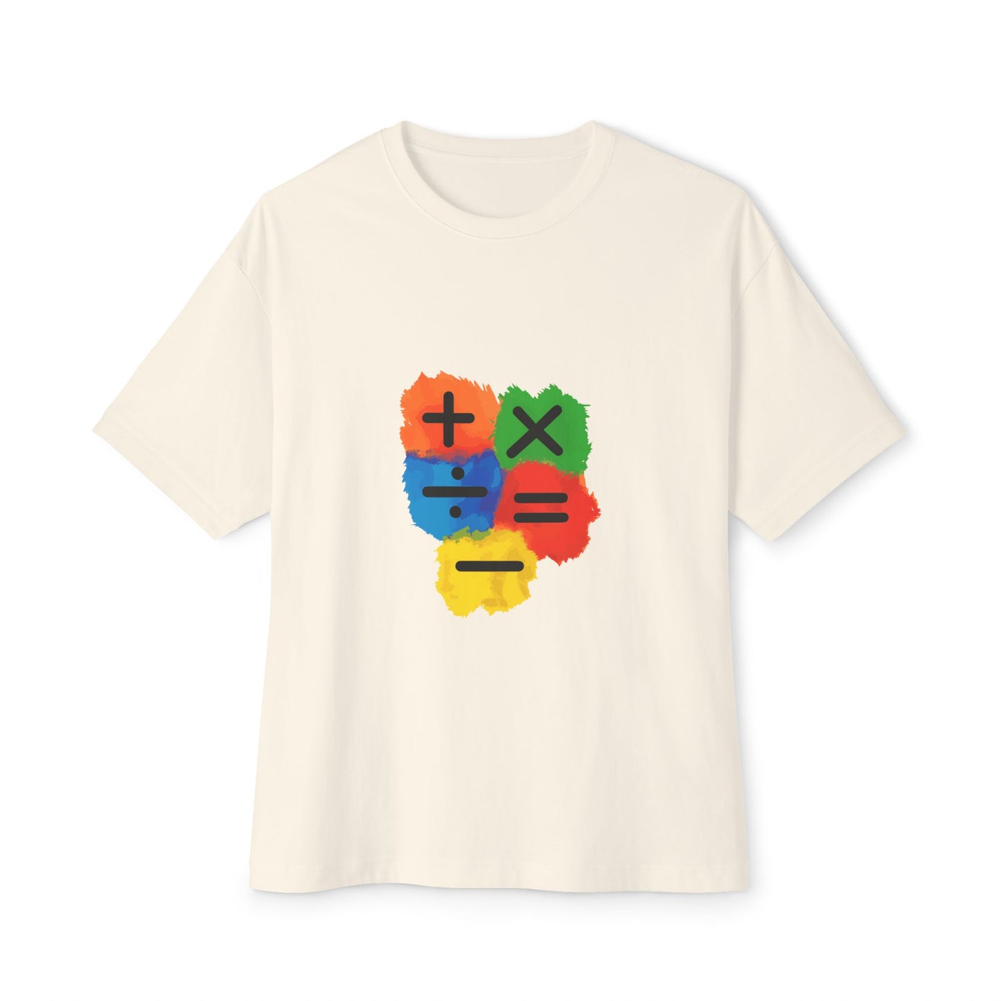 Copy of Copy of Copy of Orange Divide Symbol Oversized Boxy Tee