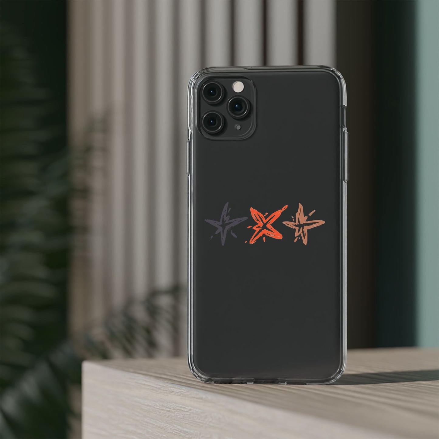 Starlit Threads Clear Cases