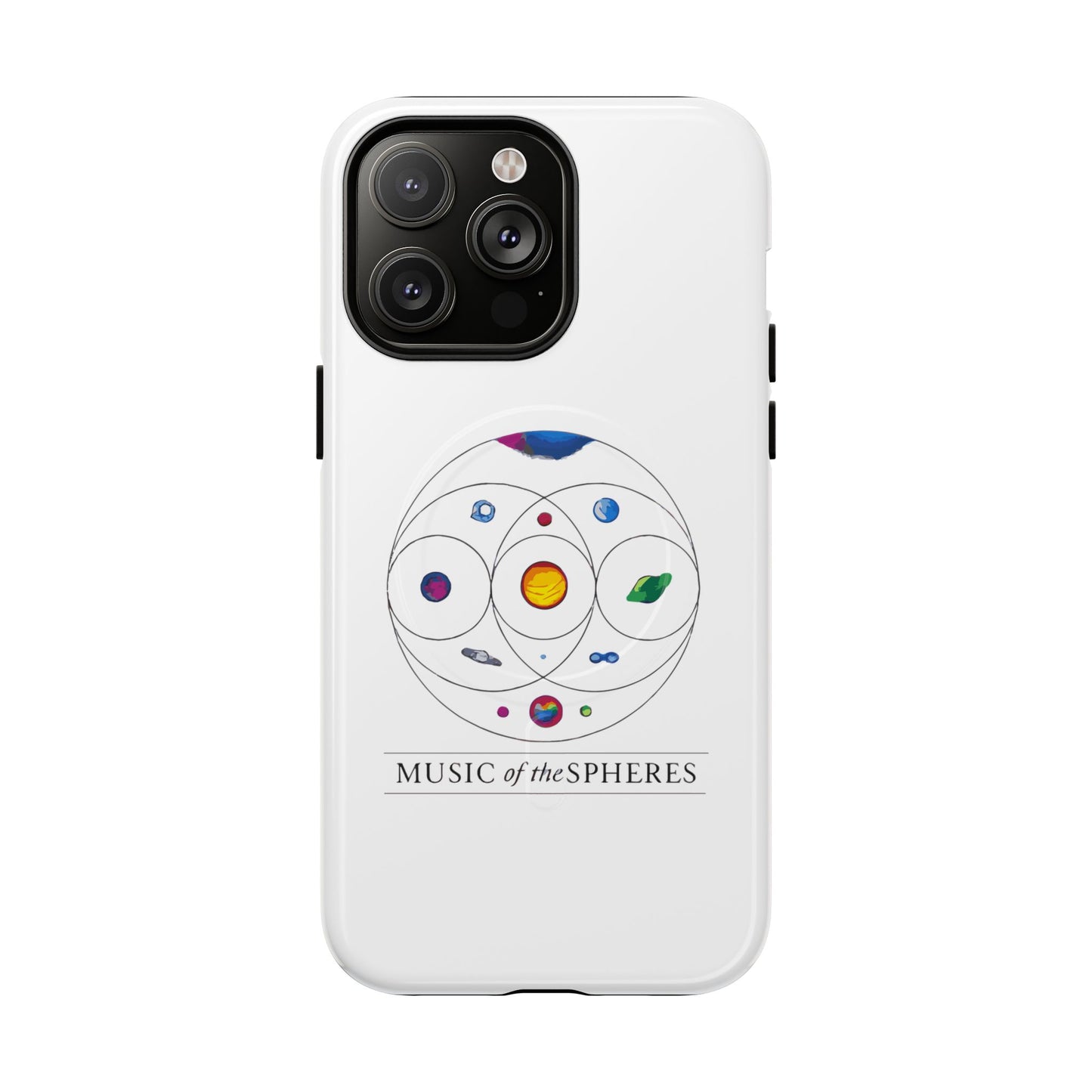 Colorful Planetary Orbit Diagram Tough Magnetic Case