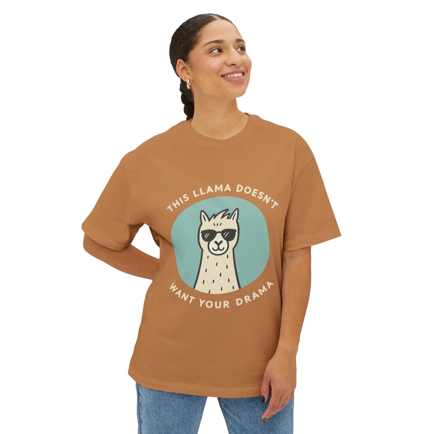 Oversized boxy Tee – Snazzy Drama Edition