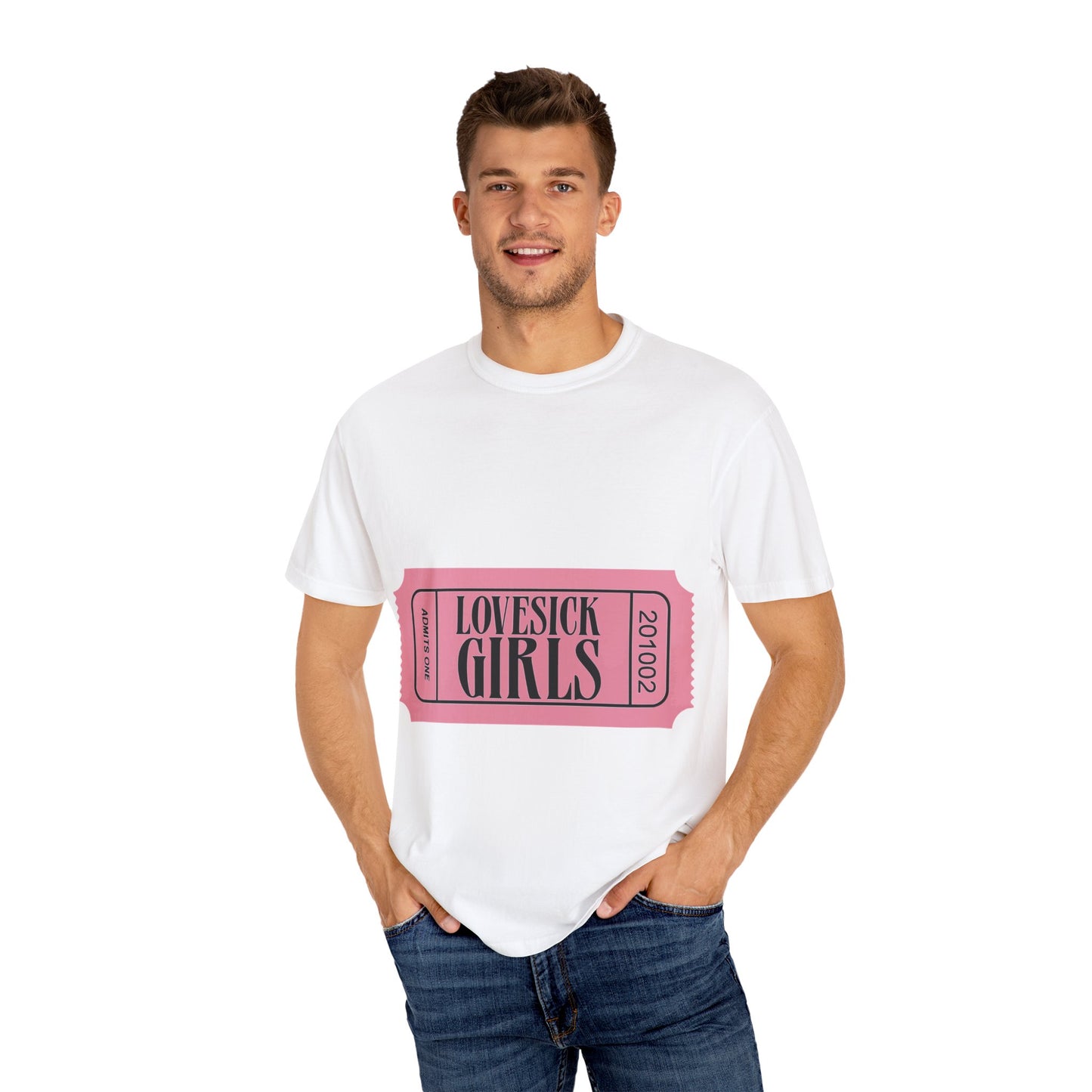 Lovesick Girls Ticket – Dyed T-shirt