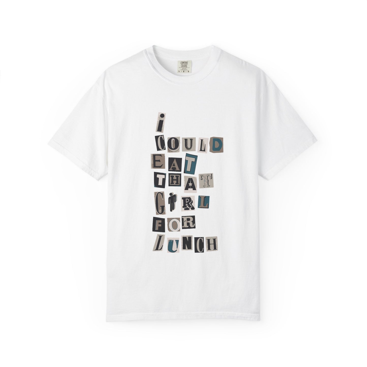 Mixed Message Collage Unisex Dyed T-shirt
