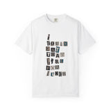 Mixed Message Collage Unisex Dyed T-shirt